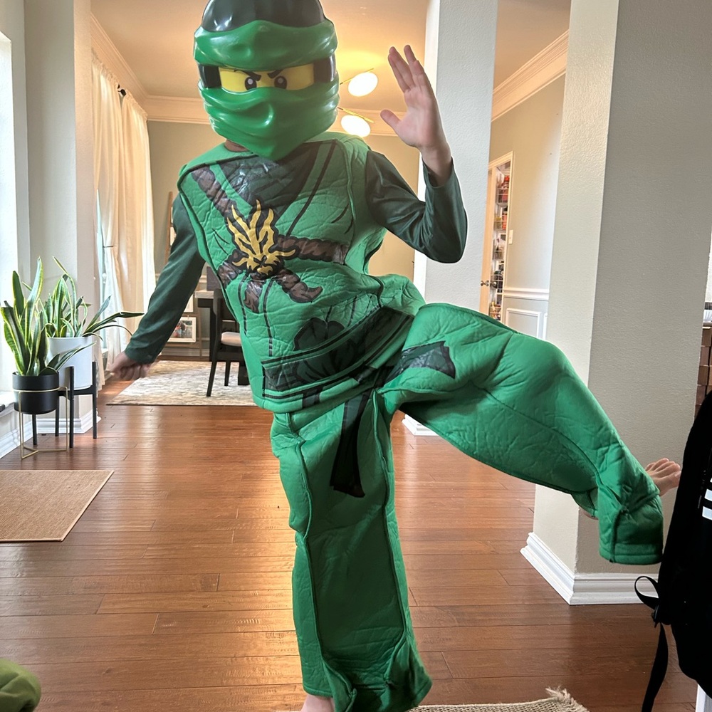 Green Ninja Kids Costume